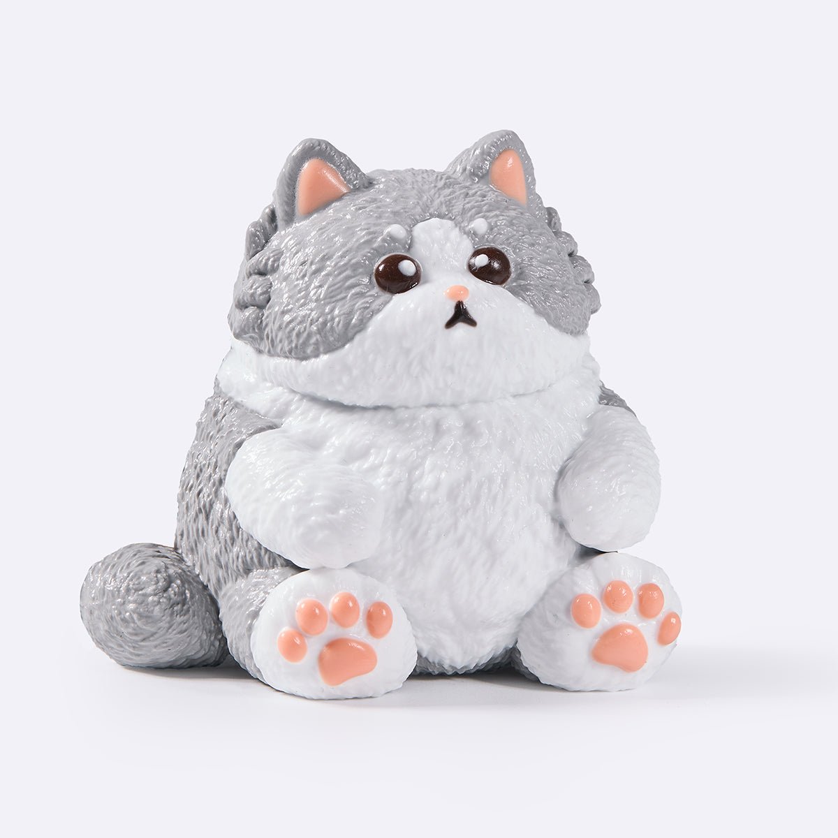 Chubby Gray Cat Taba Squishy