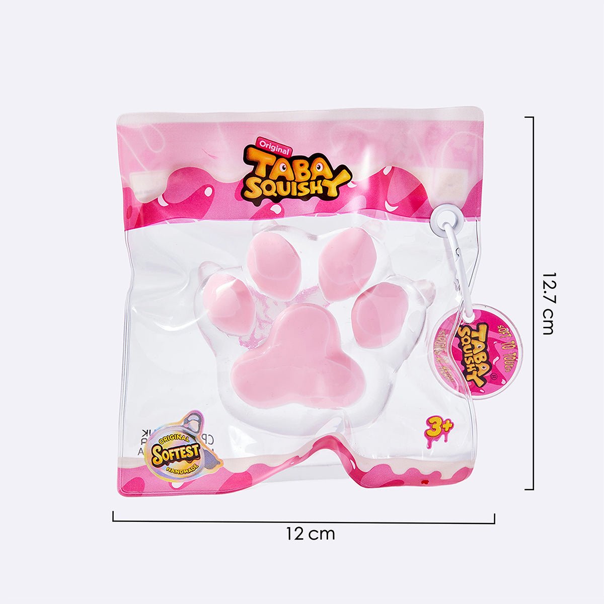 Clear Pink Cat with Claws