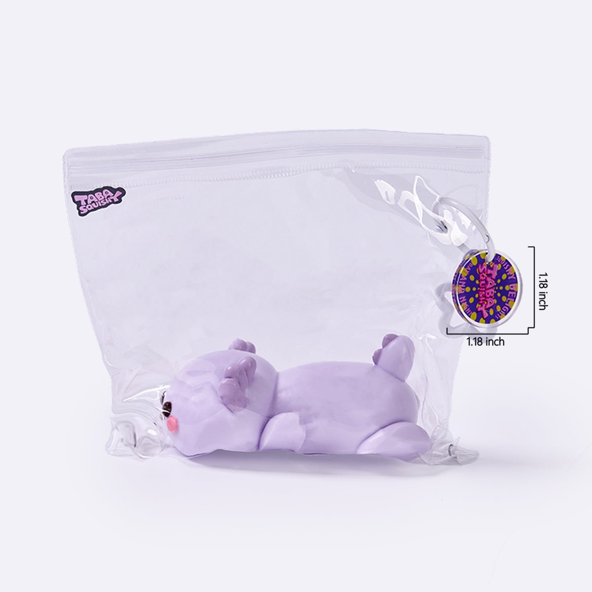 Purple Axolotl Taba Squishy