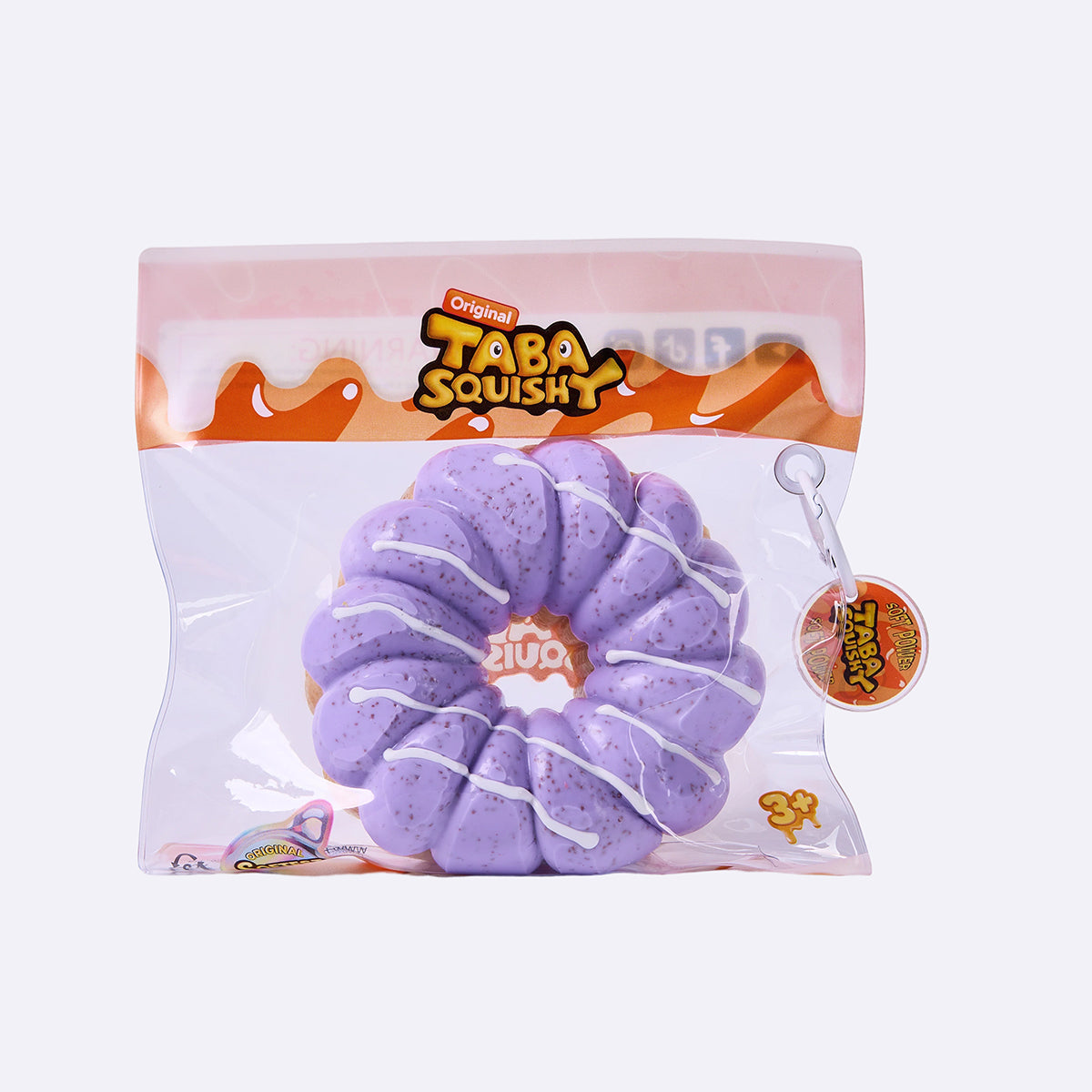 Jumbo Purple Grape Donut Taba Squishy
