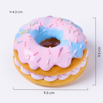 Rainbow Filled Donut Taba Squishy