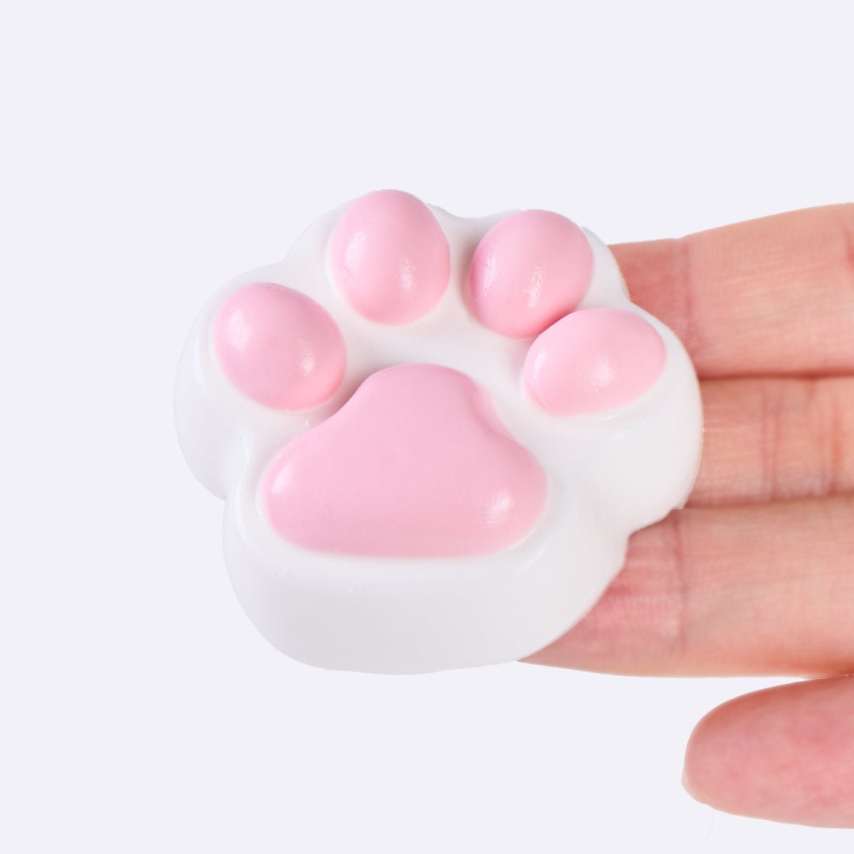 45g White-pink Paw Taba Squishy