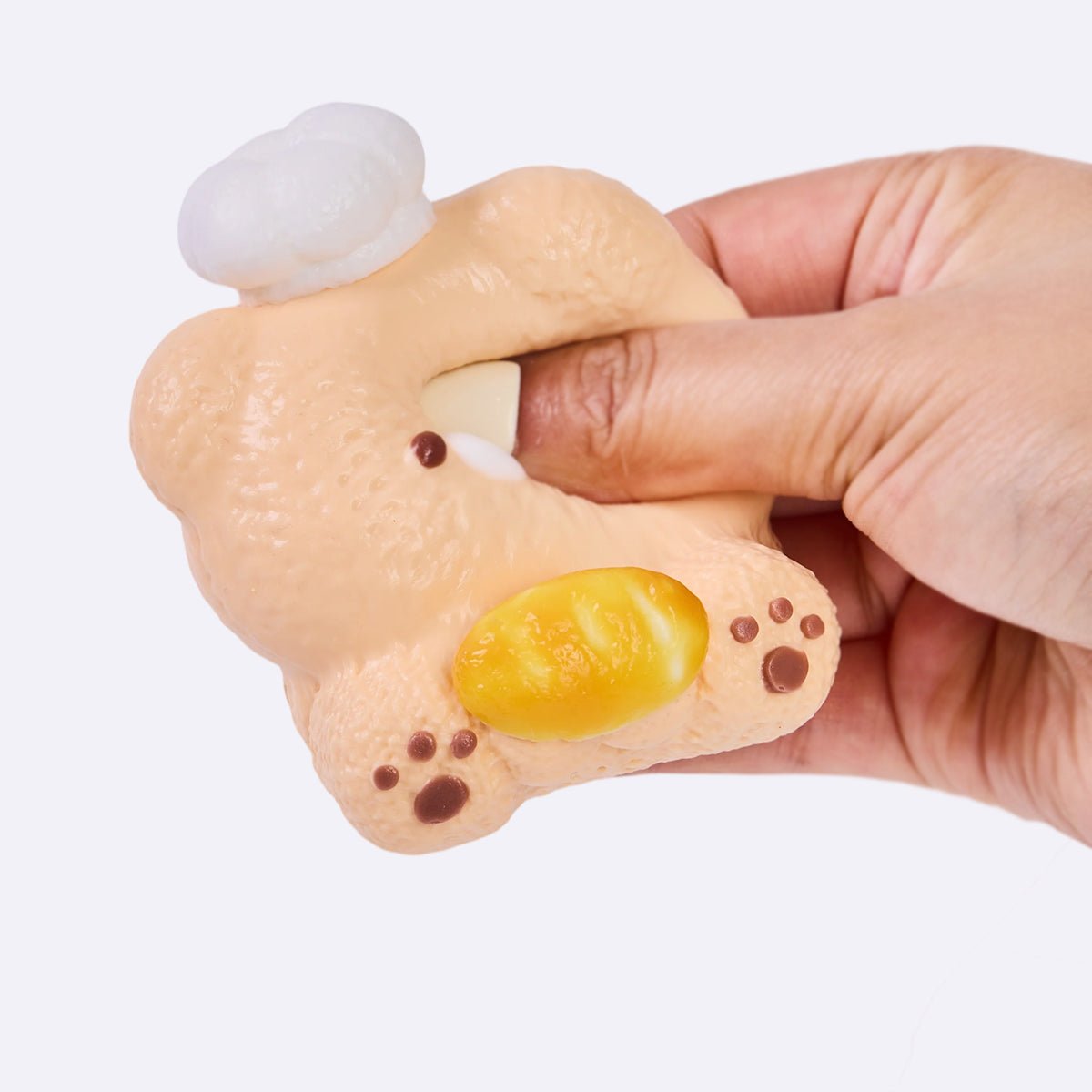 Knitted Chef Bear Taba Squishy