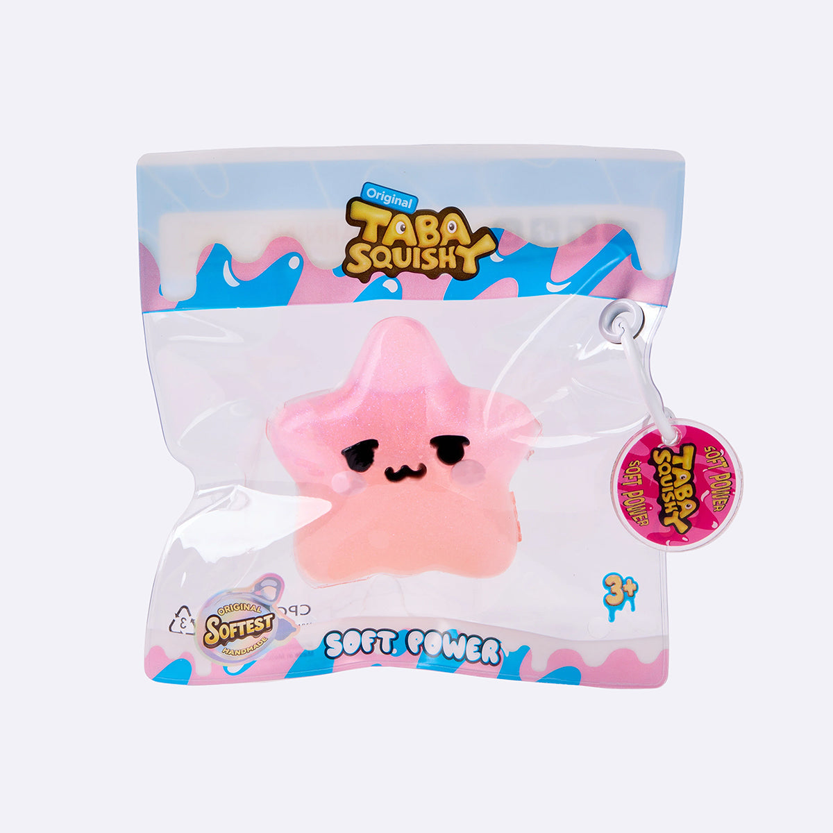 Rose Pink Sassy Star Taba Squishy