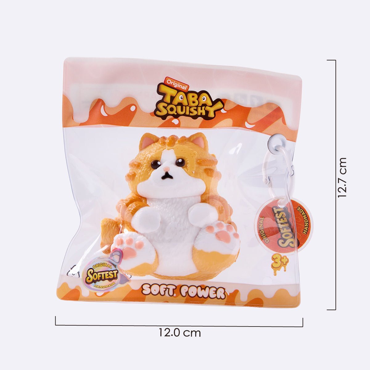 Chubby Orange Cat Taba Squishy