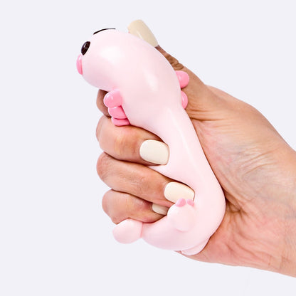 Pink Axolotl Taba Squishy