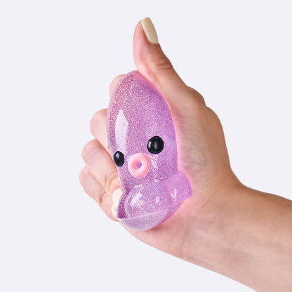 Glitter Purple Octopus Taba Squishy