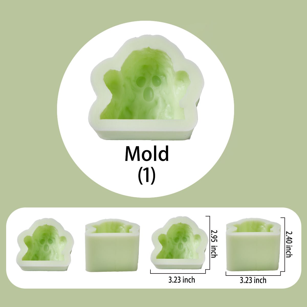 Ghost Taba Squishy DIY Mold Set